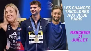 Miniature : Les chances de médailles françaises le mercredi 31 juillet aux JO de Paris 2024 :  Léon Marchand Day