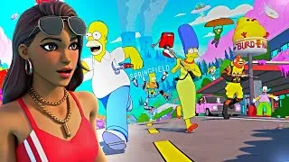 Miniature : Les simpsons son arrivés sur Fortnite !