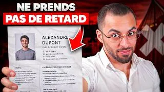 Miniature : Trouver un EMPLOI en SUISSE : si tu attends septembre, c’est déjà trop tard