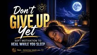 Miniature : Don’t Give Up Yet – Soft Motivation to Heal While You Sleep.