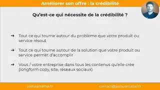 Miniature : Comment gagner en CREDIBILITÉ pour décupler vos conversions (4/6) | pub FB & Insta