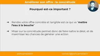 Miniature : Utilisez la CONCRÉTUDE pour générer DÉSIR et ACTION chez vos prospects (3/6) | pub FB & Insta