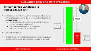 Miniature : L'équation ULTIME pour une OFFRE irrésistible | Comprenez comment VRAIMENT convertir (2023)