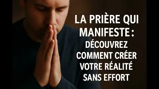 Miniature : La Prière Qui Manifeste  Découvrez Comment Créer Votre Réalité Sans Effort?
