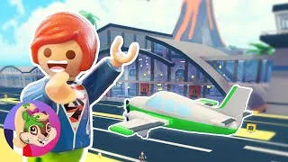 Miniature : LE PROPRE AÉROPORT DE JULIAN ! Roblox Resort Tycoon 2 ! La famille Playmobil Vogel