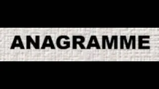 Miniature : Règle du jeu Cherchez l'Anagramme