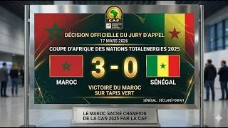Miniature : FLASH INFOS:  Sénégal perd son titre !