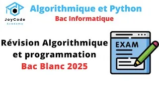 Miniature : Bac informatique | Révision Algorithmique et programmation ( Correction Bac blanc 2025 )