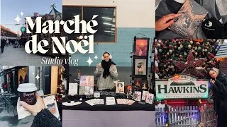 Miniature : Studio vlog | marché de Noël & life update 🕯️🎄