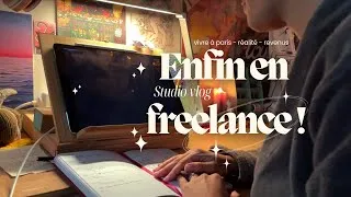 Miniature : Studio vlog | Vivre de l’art, la réalité… life update 🍂
