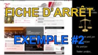 Miniature : MAÎTRISER FACILEMENT LA FICHE D'ARRÊT AVEC UN EXEMPLE #2, Prof Jon.