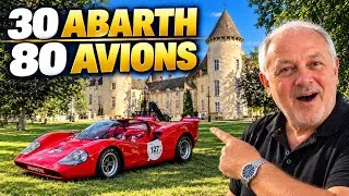 Miniature : 🏎️ 30 ABARTH ET 80 AVIONS DE CHASSE ✈️ DANS UN CHÂTEAU INCROYABLE !