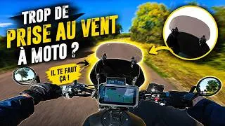 Miniature : Trop de prise au vent à moto ? Voici la solution.