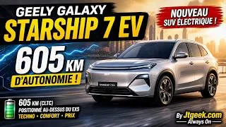 Miniature : Geely Galaxy Starship 7 EV : 605 km d’autonomie à prix cassé ?