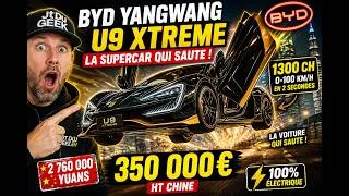 Miniature : BYD Yangwang U9 Xtreme : 1300 ch et 350 000€… la supercar qui saute !