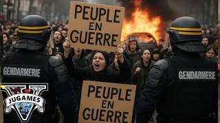 Miniature : MANIF 10 SEPTEMBRE, VILLE EN FEU, GENDARME EN PANIQUE - GTA 5 LSPDFR