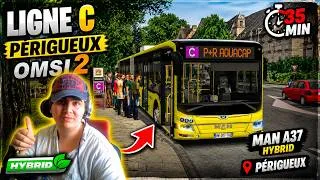 Miniature : Omsi 2 | Addons Périgueux | Ligne C | ZAE Marsac - P+R AquaCap | Man A37 Hybrid
