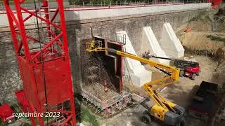 Miniature : 🚧 🚁 🎥 🏗  Modernisation du Barrage de Vioreau - Joué sur Erdre (44) 🚧 🚁 🎥 🏗