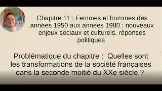 Miniature : H11: Femmes et hommes des années 50 aux années 80 :enjeux sociaux et culturels, réponses politiques