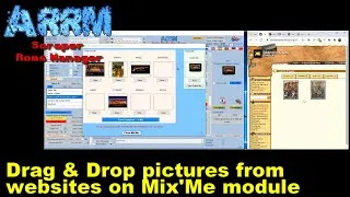 Miniature : ARRM : Drag and Drop pictures from websites on Mix'Me Module
