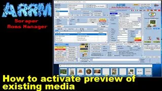 Miniature : ARRM : How to activate preview of existing media
