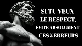Miniature : Pourquoi on ne te respecte pas ? (5 erreurs que tu fais sans le savoir)