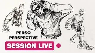 Miniature : On dessine en live des personnages en perspective !