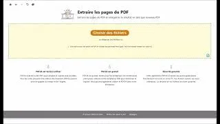 Miniature : Extraire des pages d'un document PDF avec PDF24 Creator