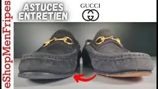 Miniature : Comment Entretenir une Chaussure en Daim Gucci
