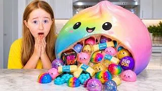 Miniature : Crasch TEST avec nos Dumbling Squichy - EXPERIENCE avec Squichies