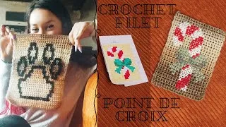Miniature : Associer Crochet Filet et Point de Croix | Julie Macramé Crochet