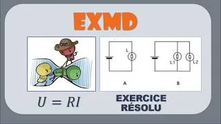 Miniature : ⚡ EXMD : Exercice d’Électrocinétique sur les Circuits en Parallèle (Tension, Courant et Puissance)
