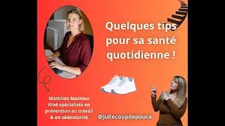 Miniature : Quelques tips pour sa santé quotidienne 20.09.2026