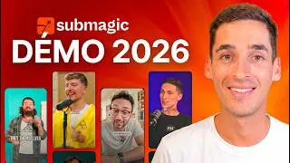 Miniature : Submagic Démo 2026 : Comment créer une vidéo courte virale (TUTO)