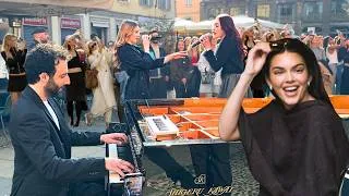 Miniature : ​ ⁨@KendallJenner⁩ surprised us in the street of Milan.. but she didn't expect what happened next 😮