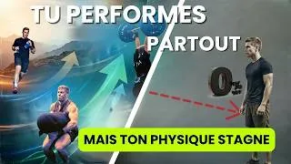 Miniature : Tu progresses mais ton physique stagne ? Voici pourquoi (perf vs physique)