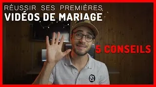 Miniature : 5 CONSEILS pour RÉUSSIR vos VIDÉOS de MARIAGE | JULIEN CREACTIV