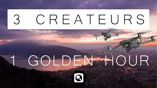 Miniature : Un COUCHER de SOLEIL au DRONE entre CRÉATEURS | ANNECY | JULIEN CREACTIV