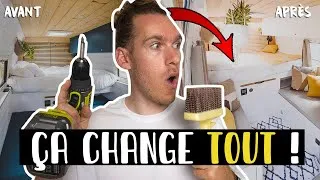 Miniature : RENOVATION de l'intérieur de mon VAN AMÉNAGÉ ! Avant/après