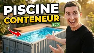 Miniature : Il a Construit sa Piscine Conteneur : 3x + Vite qu'en Béton (Incroyable)