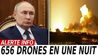 Miniature : POUTINE lâche 729 engins sur l'Ukraine : 22 morts