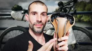 Miniature : Une selle cuir pour mon vélo en titane !
