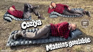 Miniature : Coziya matelas gonflable polyvalent : Bivouac /  Bushcraft / Rando / Trek / plage 