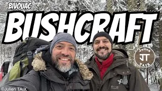 Miniature : Bivouac Bushcraft : « Neige au rdv » #bushcraft avec @yvan-bushcraft-alpin 