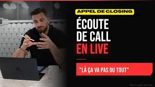 Miniature : Je coach en live l'appel d'un Closer