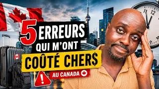 Miniature : 5 erreurs qui m'ont coûté le plus cher au Canada 🇨🇦 😢