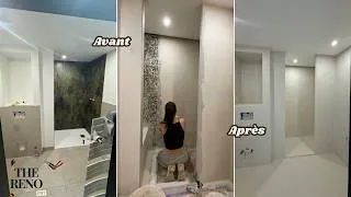 Miniature : La rénovation de notre deuxième salle de bain : le béton ciré ça change tout 🥹