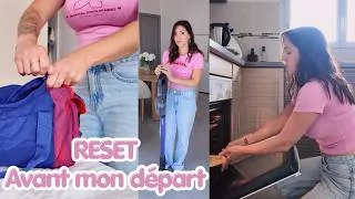 Miniature : RESET DU JOUR • AVANT MON DEPART 🧺✨