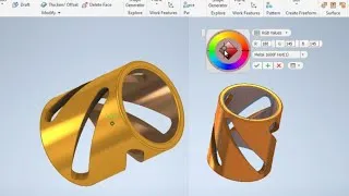 Miniature : USING COIL COMMAND TO FINISH UP OUR DRAWING IN AUTODESK INVENTOR 