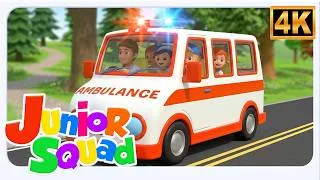 Miniature : Junior Squad 🚑 | Les Roues de l’Ambulance | Comptine et Chanson pour Enfants